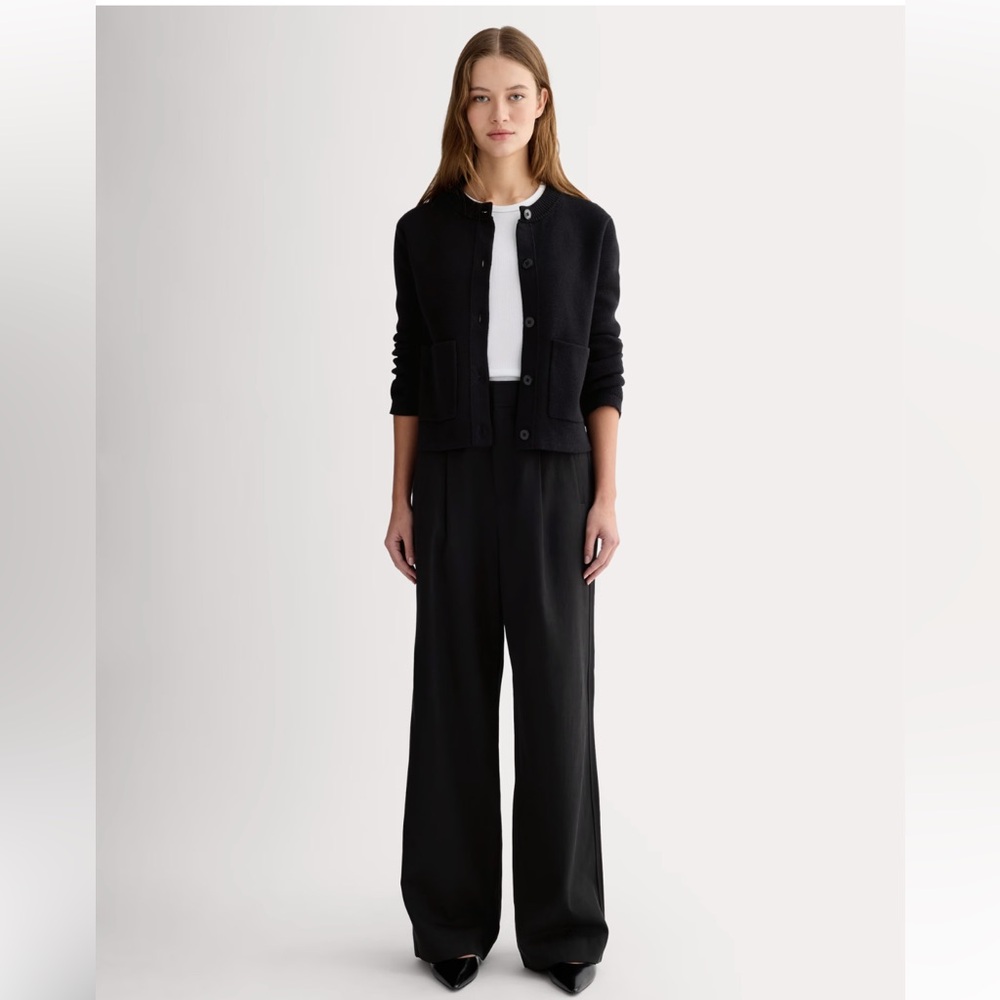 Everlane way high Draper Pleated Pant - Size 4 Short